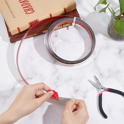 Self-Adhesive 201 Stainless Steel Mirror-Like Finish Molding Trim STAS-WH0033-51B-G-1