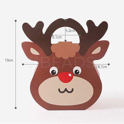 Christmas Reindeer Paper Gift Bags CON-F008-01-1