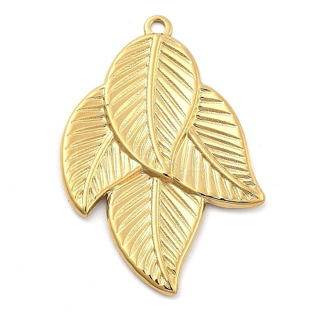 Ion Plating(IP) 304 Stainless Steel Pendants STAS-P379-02E-G-1