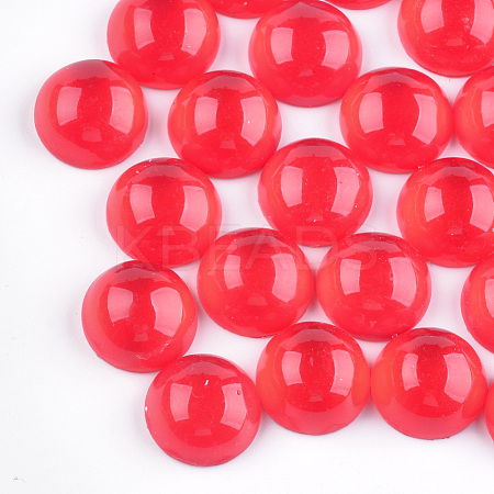 Translucent Resin Cabochons X-RESI-S361-10mm-07-1