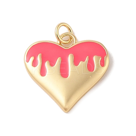 Rack Plating Brass Enamel Pendants KK-Z047-01D-RS-1