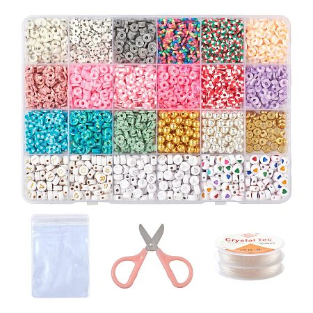 DIY Polymer Clay Beads Bracelet Making Kits DIY-FS0002-29-1