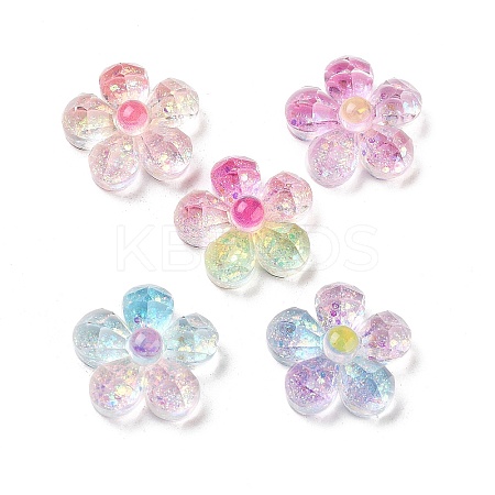 Transparent Resin Decoden Cabochons X-RESI-M045-03-1