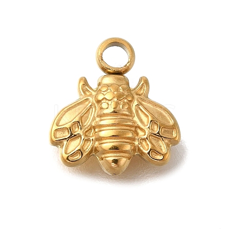 Ion Plating(IP) 304 Stainless Steel Charms STAS-M075-13G-1