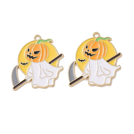 Halloween Theme Alloy Enamel Pendants LS-FIND-E024-04LG-1