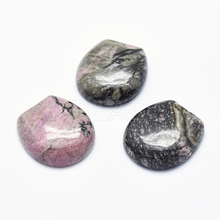 Natural Rhodonite Cabochons G-G760-C13-1