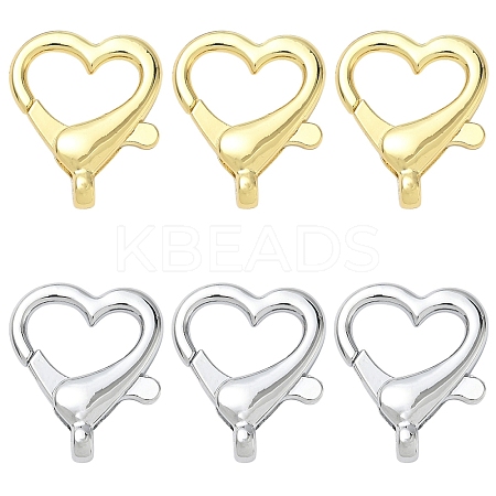 10Pcs 2 Colors Alloy Lobster Claw Clasps FIND-YW0009-35-1