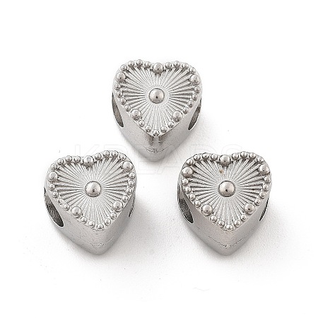 304 Stainless Steel European Beads STAS-M112-03P-05-1