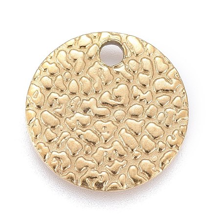 Ion Plating(IP) 304 Stainless Steel Charms STAS-M228-B02-G-1