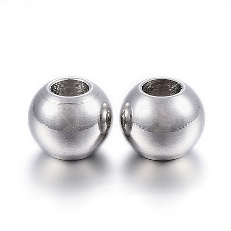 Tarnish Resistant 201 Stainless Steel Beads X-STAS-E113-20P-1