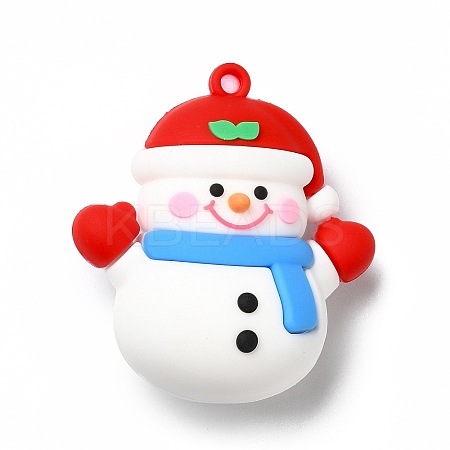 Christmas PVC Plastic Pendants X1-KY-C009-05-1