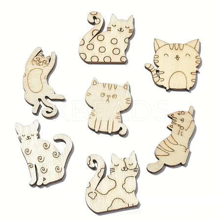 Cat Unfinished Wood Cutouts PW-WG1BA1D-01-1