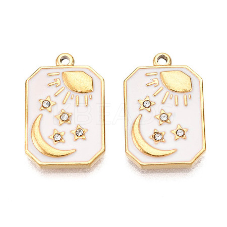 Ion Plating(IP) 304 Stainless Steel Pendants X-STAS-N107-06A-G-1