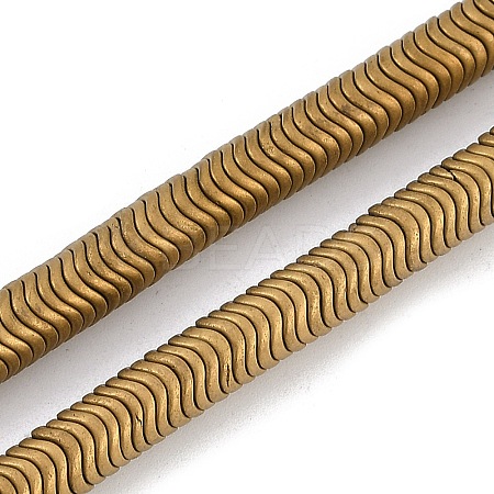 Electroplated Synthetic Non-magnetic Hematite Beads Strands G-H020-M01-27-1