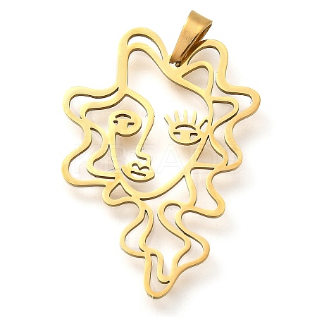 304 Stainless Steel Pendants STAS-Z119-11G-1