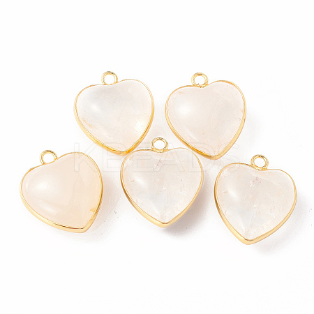 Natural Quartz Crystal Pendants G-C005-01G-17-1