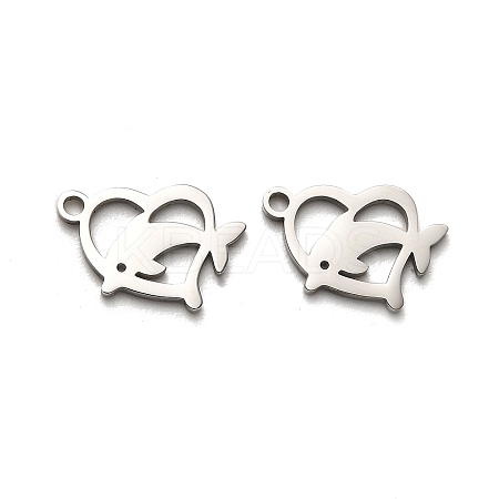 Non-Tarnish Valentine's Day 316 Surgical Stainless Steel Charms LS-STAS-H190-15P-03-1