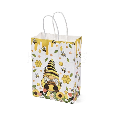 Bees Theme Rectangle Paper Bags CARB-F012-02F-1