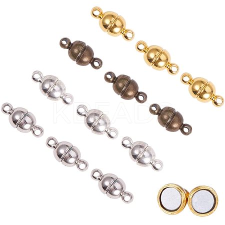 Brass Magnetic Clasps with Loops KK-PH0035-11-1