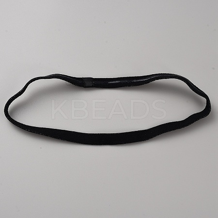 Candy Color Nylon Elastic HairBands OHAR-WH0034-04K-1