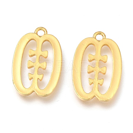 Brass Pendants KK-J278-31G-1