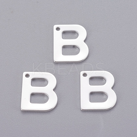 201 Stainless Steel Charms STAS-L232-007B-1