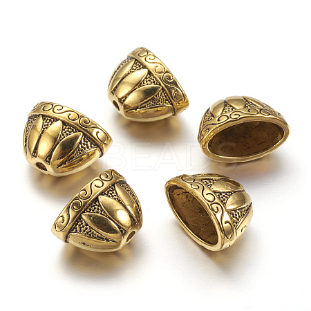 Tibetan Style Alloy Bead Cones LS-TIBE-976-AG-LF-1