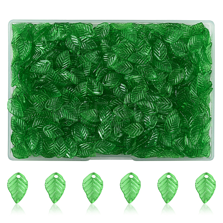600Pcs Transparent Acrylic Charms TACR-FS0001-62-1