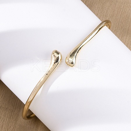 Alloy Arm Cuff Bangles Girl Women AJEW-A063-02G-1
