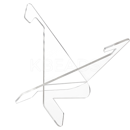 Triangle Acrylic Mobile Phone Holders ODIS-WH0038-101B-1