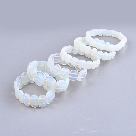 Opalite Stretch Bracelets BJEW-S039-05D-1