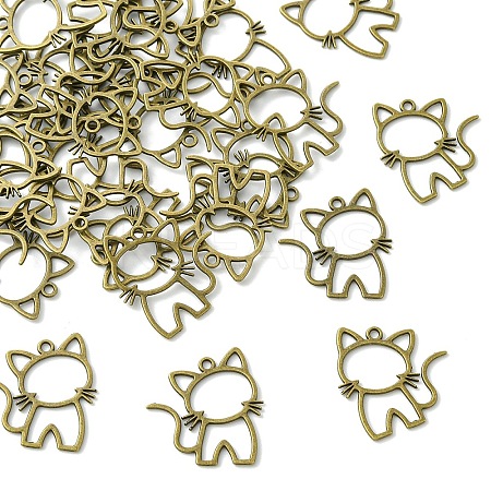 30Pcs Tibetan Style Alloy Pendants FIND-YW0008-22AB-1