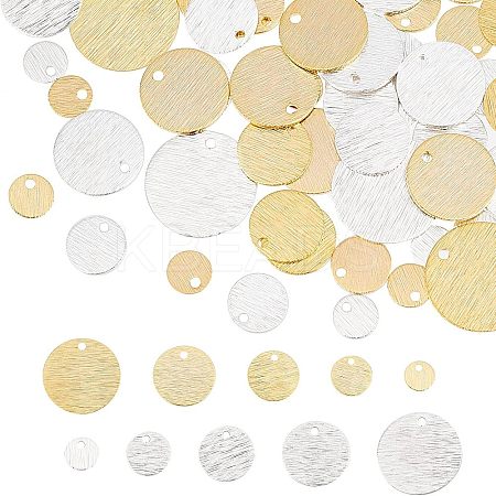 60Pcs 10 Style Brass Charms KK-PH0004-72-1