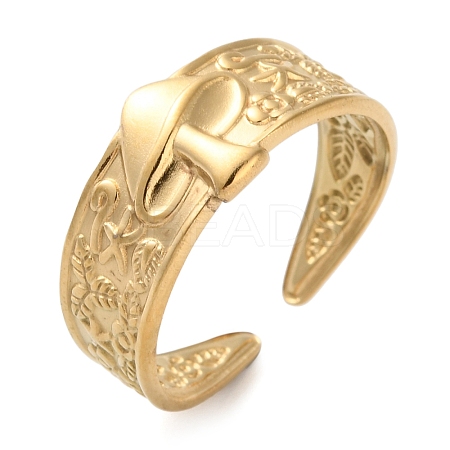 304 Stainless Steel Open Rings RJEW-S393-02B-1