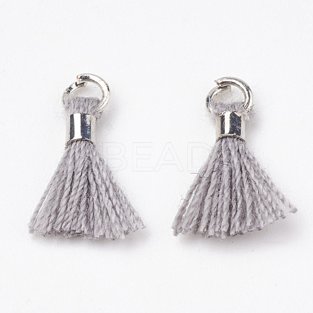 Polycotton(Polyester Cotton) Tassel Pendant Decorations FIND-S275-02P-1