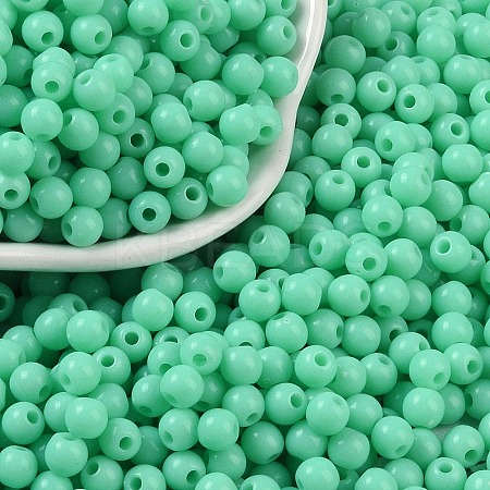 Opaque Acrylic Beads SACR-A007-01C-23-1