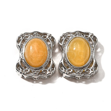 Natural Yellow Jade Multi-Strand Links KK-M304-05P-06-1