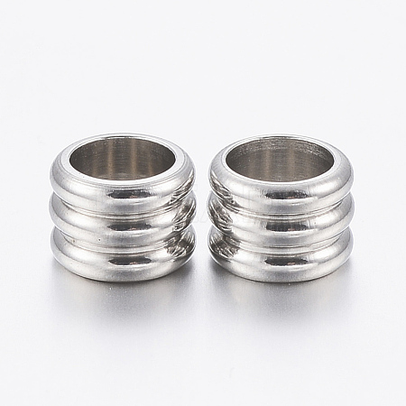 Tarnish Resistant 304 Stainless Steel Beads STAS-K181-09-06P-1