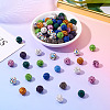 100Pcs 10 Colors Handmade Polymer Clay Rhinestone Beads RB-TA0001-19-5