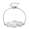 Non-Tarnish Stainless Steel Cable Chain Link Bracelets for Women Men LS-STAS-Z061-01P-08-1