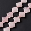 Natural Rose Quartz Beads Strands G-L254-12-5