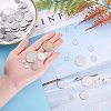 304 Stainless Steel Stamping Blank Tag Pendants STAS-PH0019-28P-4