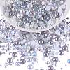 60g Resin patch multi size mixed pearl patch DIY jewelry accessories(2 bags) JX586E-1