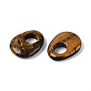 Natural Tiger Eye Pendants G-T144-09I-2