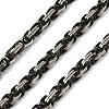 201 Stainless Steel Byzantine Chains SA-E001-14BP-06-1