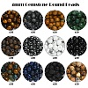 DIY Natural & Synthetic Gemstone Round Beads Stretch Bracelets Making Kits DIY-YW0011-49-3