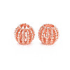 Rack Plating Alloy European Beads MPDL-N039-118RG-1