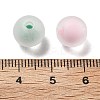 Frosted Transparent Acrylic Beads OACR-A032-14B-3