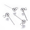 Non-Tarnish 304 Stainless Steel Ear Stud Components STAS-I120-16B-P-1