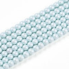 Baking Paint Pearlized Glass Pearl Bead Strands HY-N002-3mm-B01-2